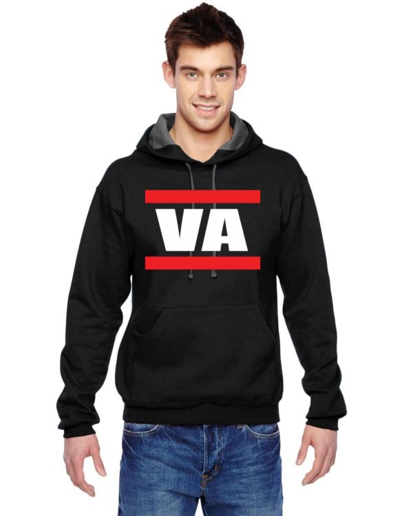 VA Red Stripe - Fruit of the Loom Adult 12 oz./lin. yd. SofSpun Hooded Sweatshirt | SF76R