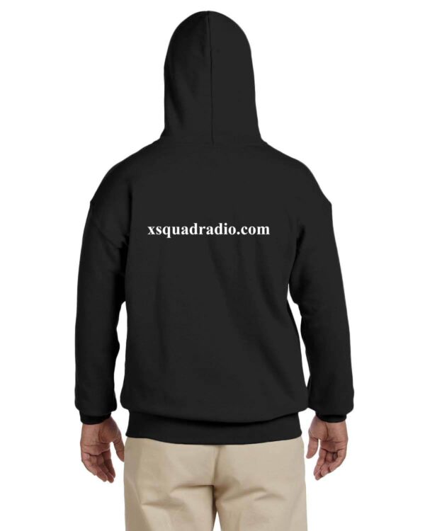 X SQUAD RADIO HOODIE Gildan Adult Heavy Blend 13.3 oz./lin. yd., 50/50 Hood | G185 - Image 2