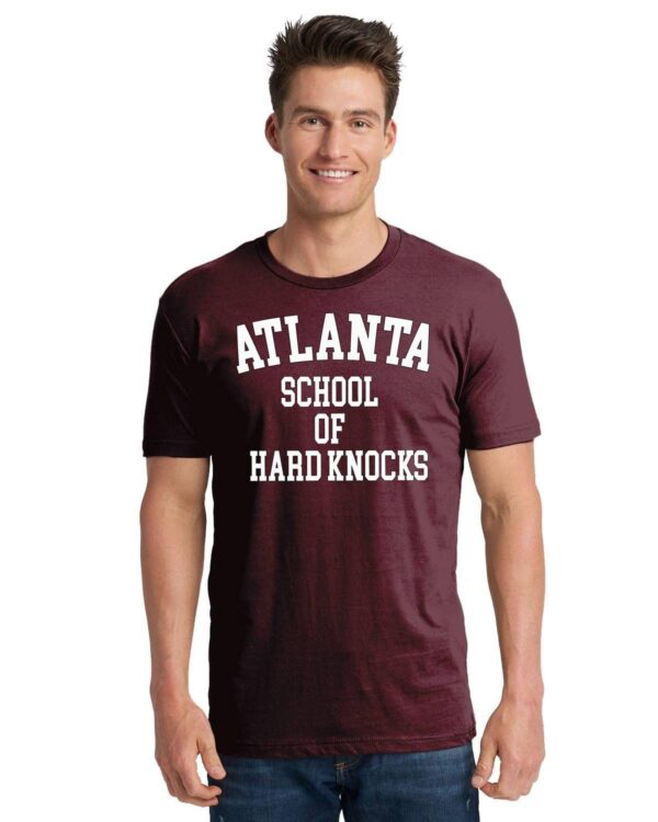 Atlanta School Of Hard Knocks T-Shirt - Next Level Unisex Cotton T-Shirt | 3600 - Image 7