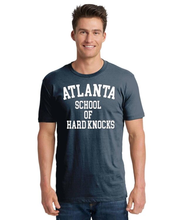 Atlanta School Of Hard Knocks T-Shirt - Next Level Unisex Cotton T-Shirt | 3600 - Image 6