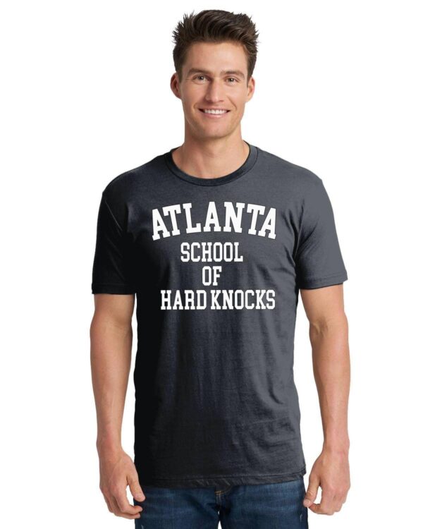 Atlanta School Of Hard Knocks T-Shirt - Next Level Unisex Cotton T-Shirt | 3600 - Image 5