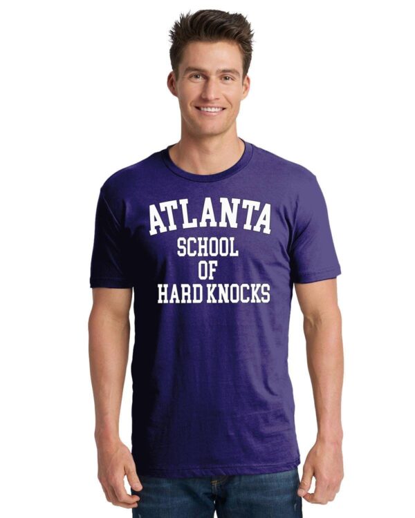 Atlanta School Of Hard Knocks T-Shirt - Next Level Unisex Cotton T-Shirt | 3600 - Image 9