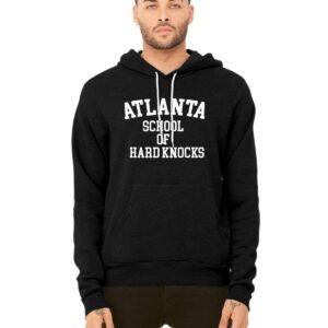 Atlanta School Of Hard Knocks Hoodie - Bella + Canvas Unisex Sponge Fleece Pullover Hoodie | 3719