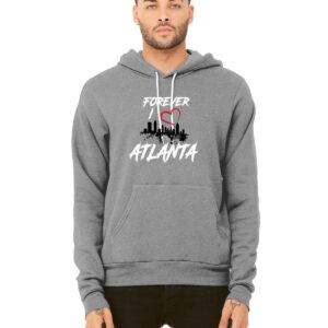 Forever I Love Atlanta Hoodie - Bella + Canvas Unisex Sponge Fleece Pullover Hoodie | 3719