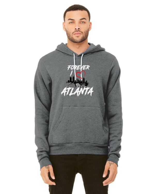 Forever I Love Atlanta Hoodie - Bella + Canvas Unisex Sponge Fleece Pullover Hoodie | 3719 - Image 4
