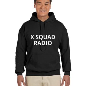 X SQUAD RADIO HOODIE Gildan Adult Heavy Blend 13.3 oz./lin. yd., 50/50 Hood | G185