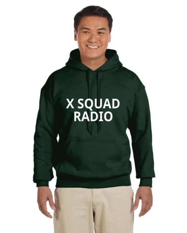 X SQUAD RADIO HOODIE Gildan Adult Heavy Blend 13.3 oz./lin. yd., 50/50 Hood | G185 - Image 7