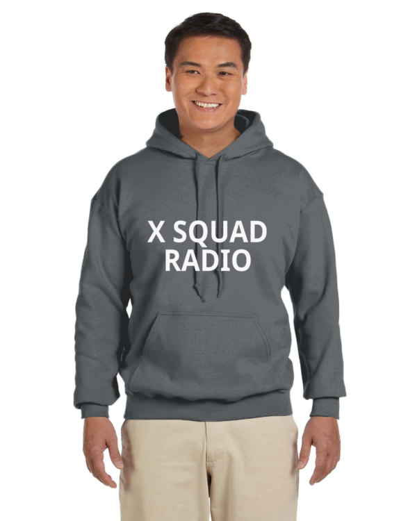 X SQUAD RADIO HOODIE Gildan Adult Heavy Blend 13.3 oz./lin. yd., 50/50 Hood | G185 - Image 5