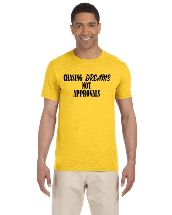 Chasing Dreams - Black Font T-Shirts - Image 2
