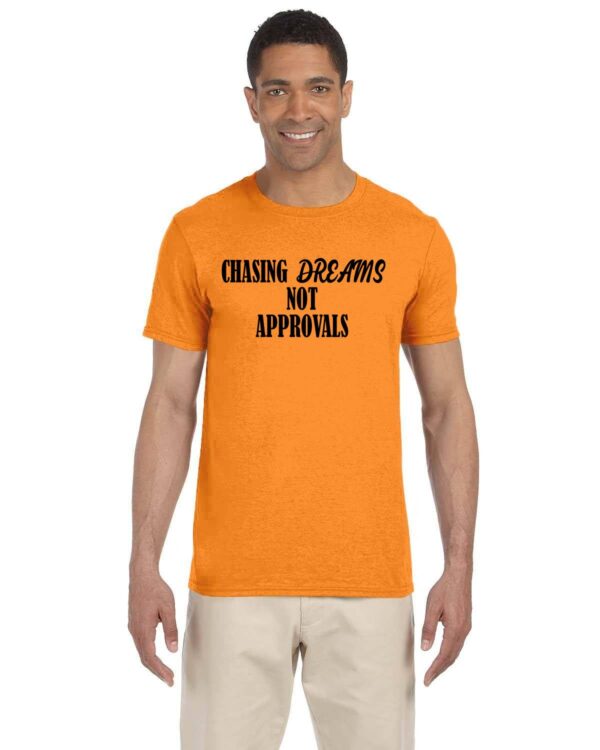 Chasing Dreams - Black Font T-Shirts - Image 5